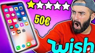 UNBOXING IPHONE da 50€ di WISH *esplode?* - OFFERTE WISH