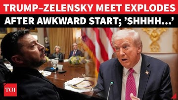 Awkward Trump–Zelensky Meet Ends In Verbal Fight After Ukraine President Slams ‘Putin Praise’