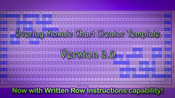 Overlay Mosaic Crochet Pattern Chart Creator V.2 Demo - Creates Chart and Written instructions!