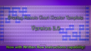 Overlay Mosaic Crochet Pattern Chart Creator V.2 Demo - Creates Chart and Written instructions! screenshot 4