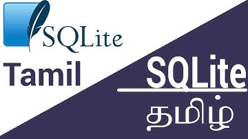 SQLite  Database In in Tamil
