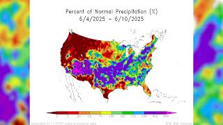 US Drought Monitor June 12, 2025