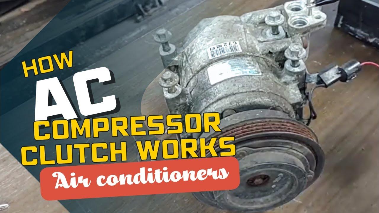 How Ac compressor clutch works, Air condition, Air condition compressor