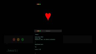 Pulsating Heart CSS Animation #shorts