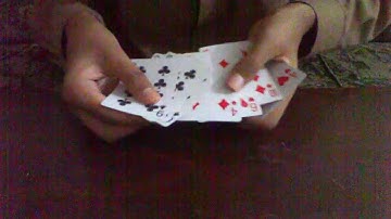 Oil and Water card trick performed by Arbaz Khan