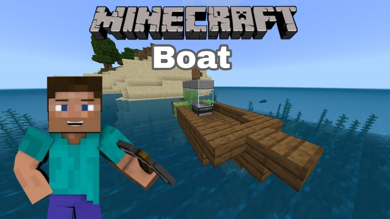 How to make a functional Boat in Minecraft | Easy Tutorial