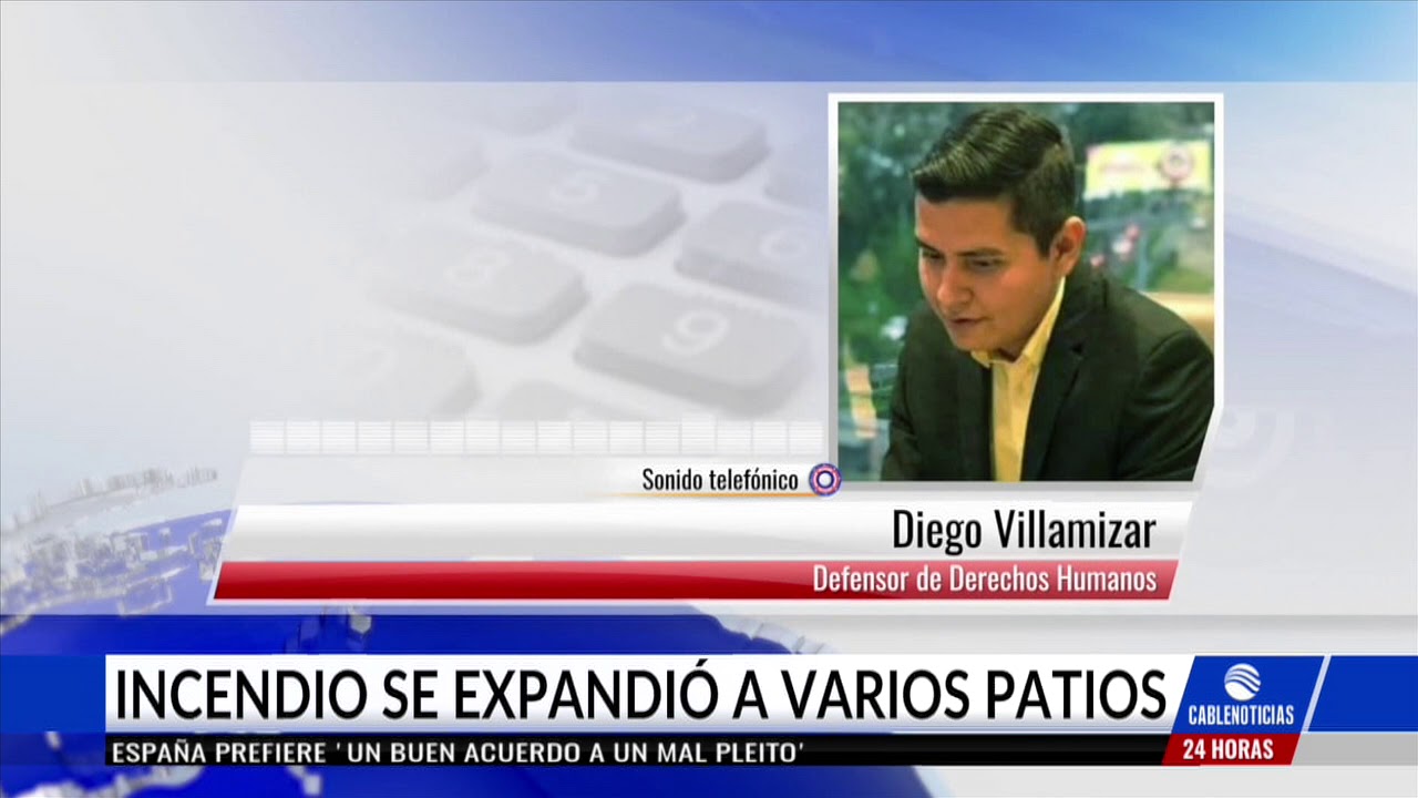 Amotinamiento en la cárcel de Cúcuta termina en fuerte incendio sucedido in english