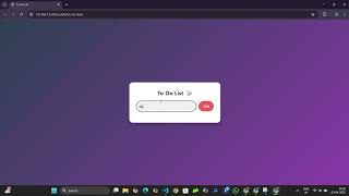 To-Do-List Using html, css, javascript  | SystemTron Internship | Task 3