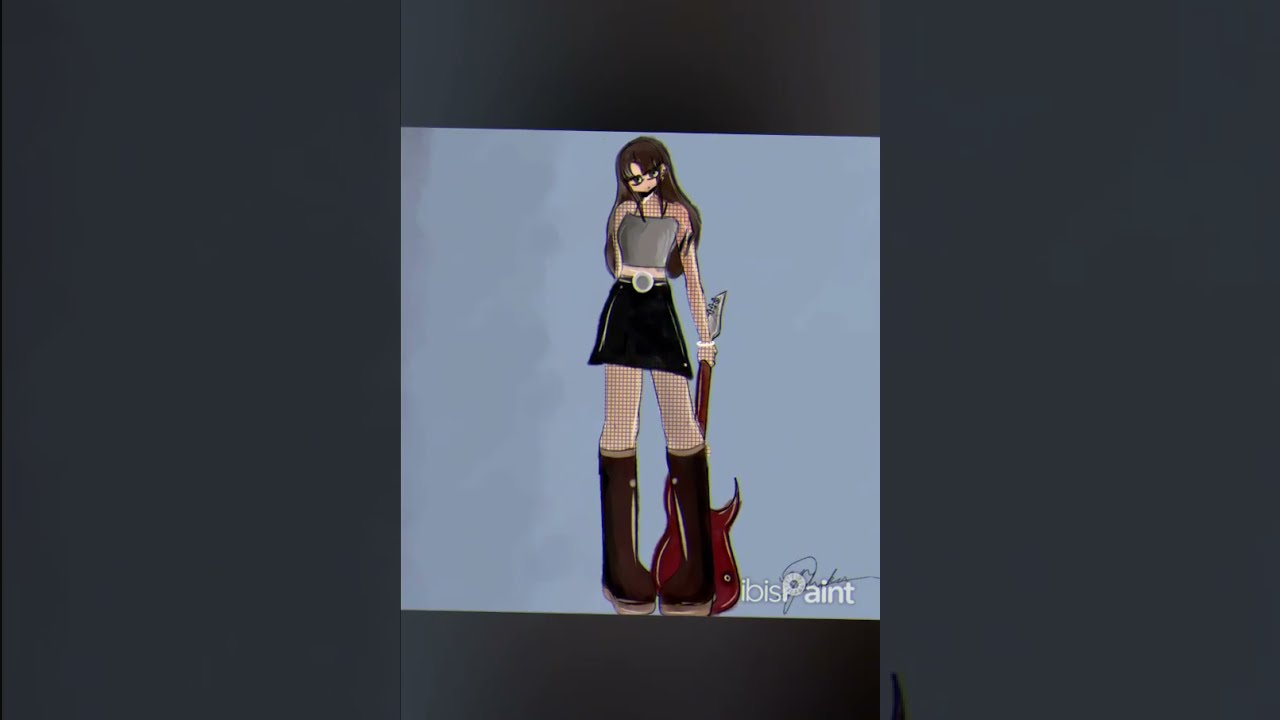 Goth Girl Shorts Trending Viral Music Ungrrr Gothgirl Ibispaint Speedpaint Digitalart Art