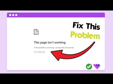 How to Quickly Fix the 401 Unauthorized Error || HTTP Error