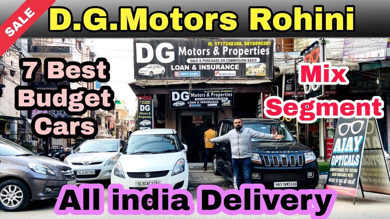 Cheapest Used Cars in delhi 2023 Mixed Segment D G Motors Rohini