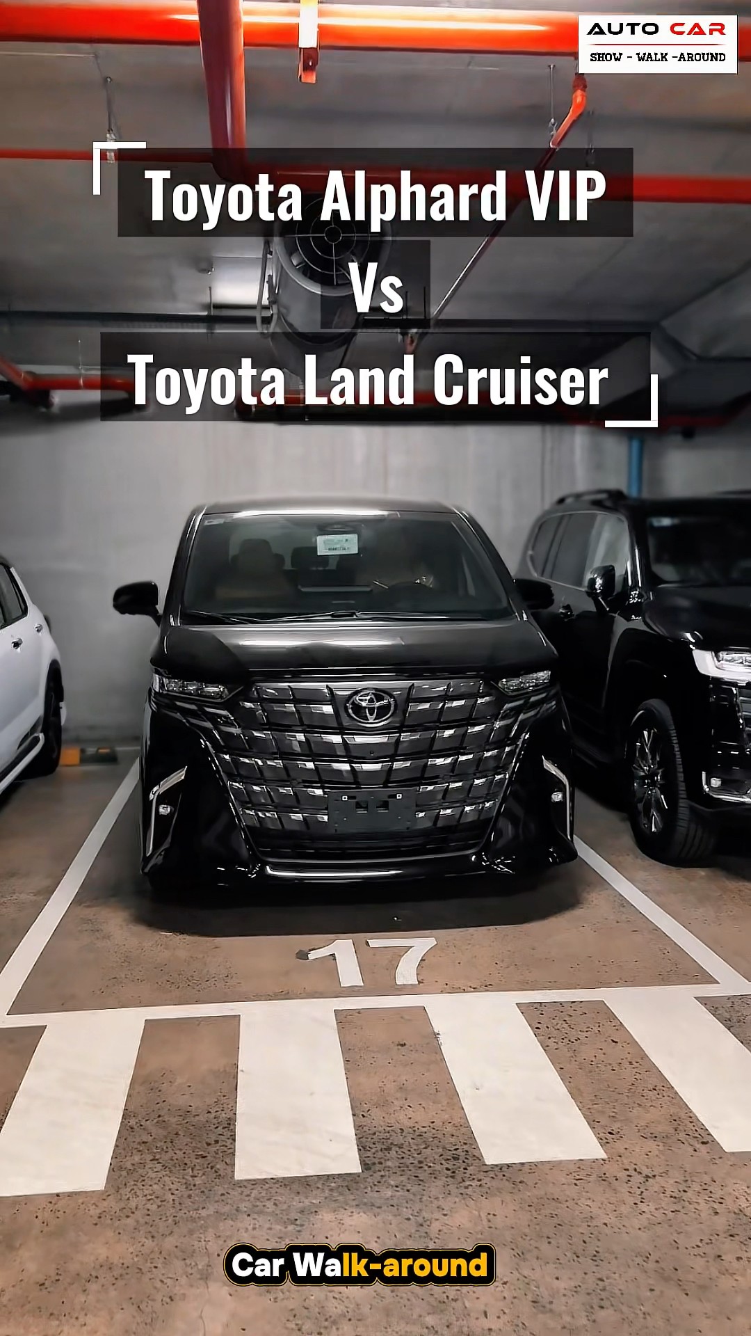 Toyota Alphard Vs Toyota Land Cruiser ZX #toyota