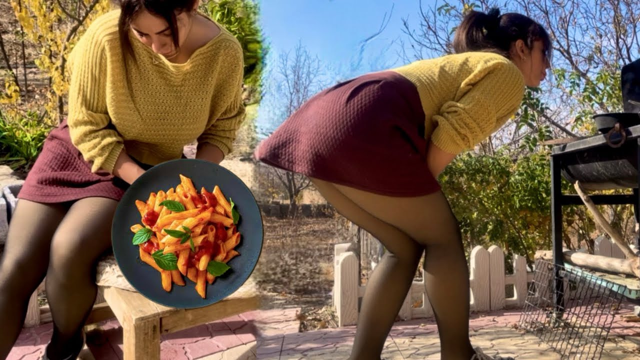 Simple Tomato Pasta🍅 | Cozy Village Cooking