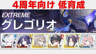 サムネイル: 【ブルアカ】総力戦グレゴリオ 超簡単EX / 4周年向け(屋内 軽装備)