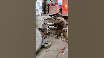 The process of repairing a wagon = good tools can increase efficiency
