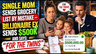 Single Mom Sends Grocery List by Mistake — Billionaire Ex Sends $500K and Says: “For the Twins”