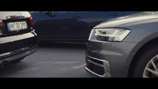 NEW Audi A8 2018 Teaser Artificial Intelligence and traffic jam (Audi A8 D5)