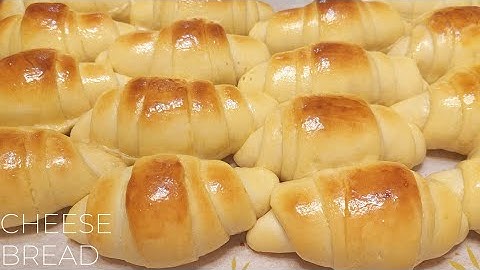 SOFT  CHEESE ROLL  BREAD /Filipino food creations