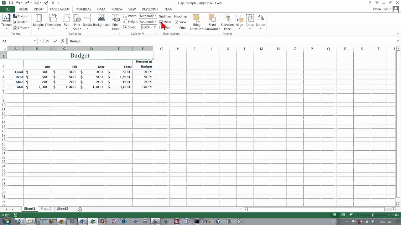 Excel 2013 Page Layout and Printing YouTube