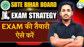 SBTE Bihar board || polytechnic 1st semester students || exam strategy 2026 || by SHIKHAR SIR