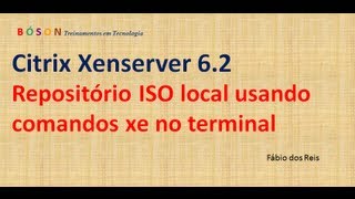 Citrix Xenserver - Repositório de Imagens ISO local via comandos xe