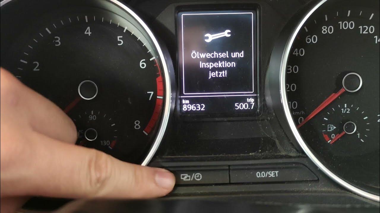 VW Polo Service/Inspektion zurück stellen 🏁⏳ YouTube