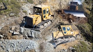 CAT D7 DOZER_KAYA CANAVARI_ROCK MONSTER_KAYALIK ARAZİ_rocky terrain#keşfet #buldozer #djimini3pro