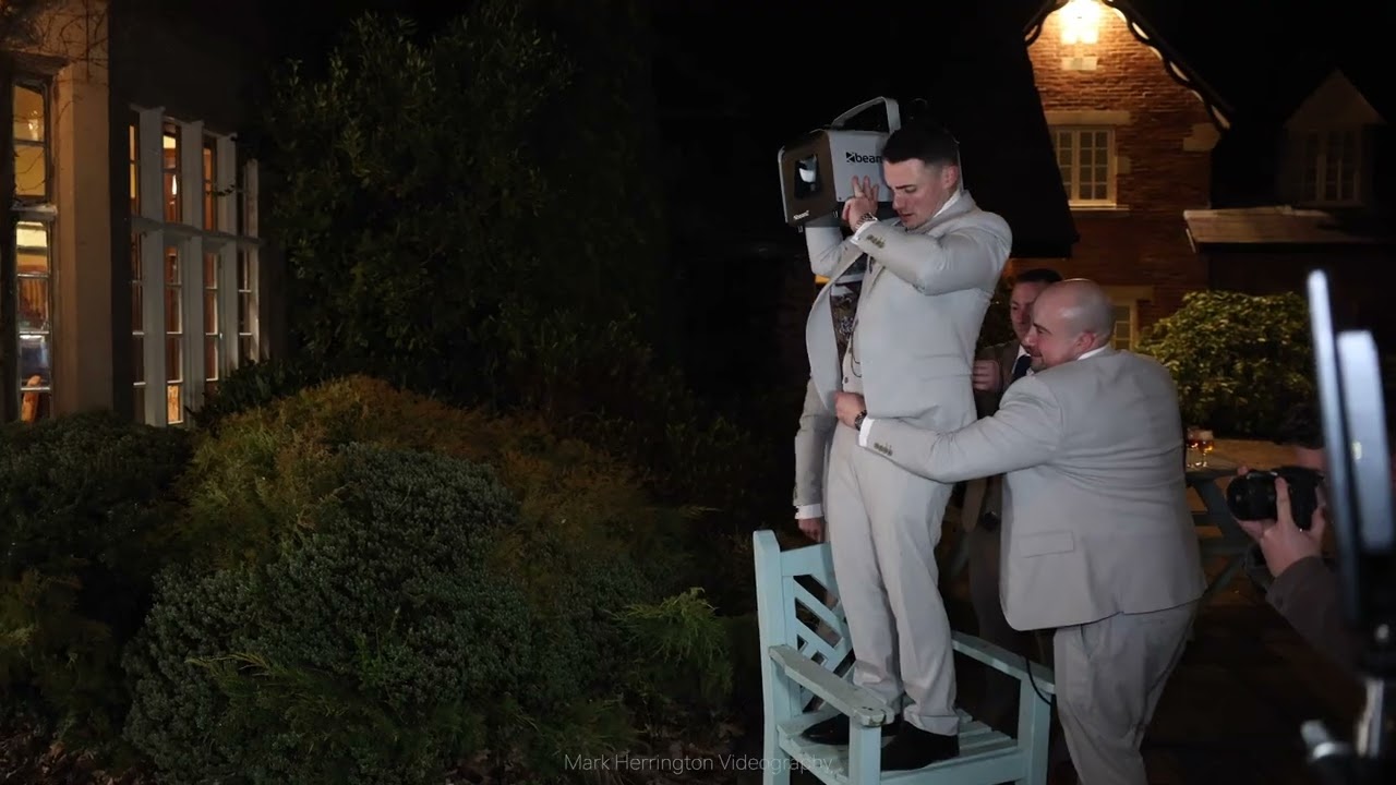 Snow Machine photoshoot at wedding takes a different turn 🤣