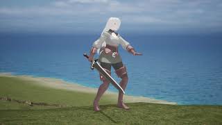 Animation Idle 01 Azri Rig Unreal Engine 5