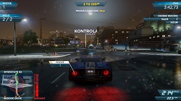 NFS Most Wanted 2012 - Red Shift - 2006 Ford GT