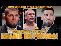 Locura khabib en graves problemas legales  charles oliveira retado por colby covington