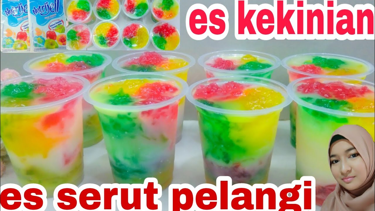 ES SERUT PELANGI ||ES PELANGI ||ES PELANGI KEKINIAN ||IDE JUALAN ES ...