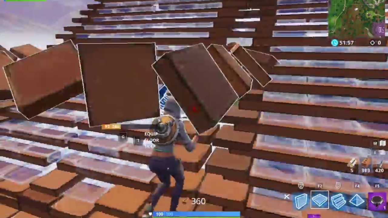 How to Double ramp,floor,wall. (TUTORIAL) FORTNITE BR. - YouTube