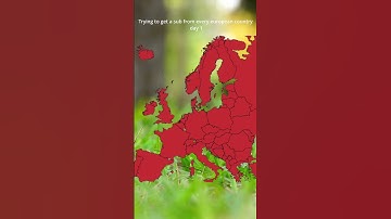 Trying to get a sub from every european country. Day 1 #shorts #mapping