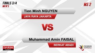 FINALS 3/4 | MS2 l NGUYEN (JAYA RAYA JAKARTA) VS FAISAL (BERKAT ABADI)