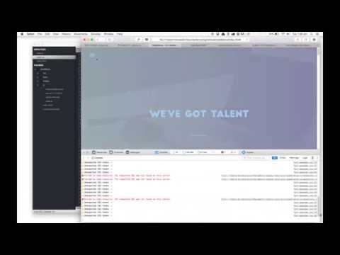 Web development time lapse