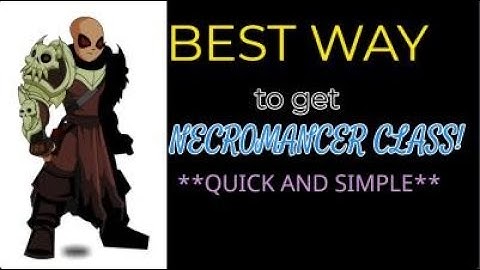 AQW Fastest way to get Necromancer Class! 2020