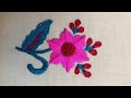 Beautiful Flower Stitch Work Full Process Video ||