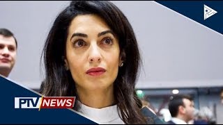 Palasyo: Amal Clooney, 'di maaaring tumayo bilang abugado ni Ressa
