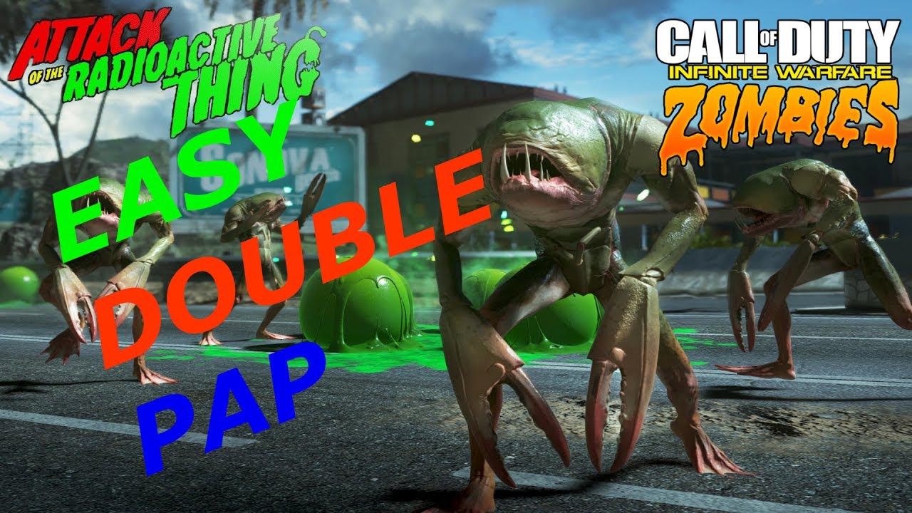 HOW TO DOUBLE PACK-A-PUNCH EASILY - ATTACK OF THE RADIOACTIVE THING (IW ZOMBIES)