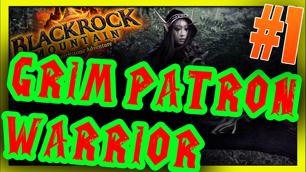 Hearthstone BRM- Talie: GRIM PATRON WARRIOR #1 (darmowe gry, poradnik, gameplay, pl)