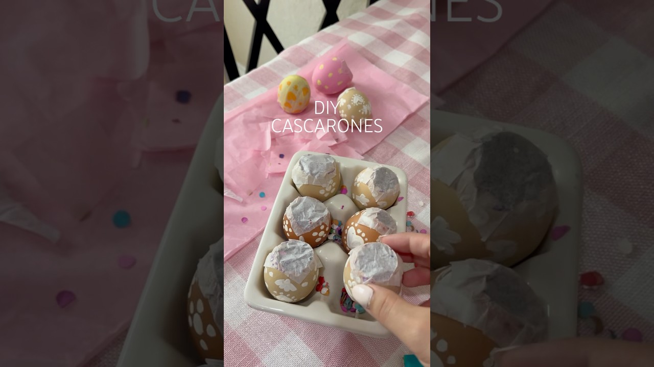 diy Cascarones🥚🌸🐰🎉🇲🇽 