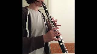 クラリネット初心者からの上達日記　26日目【I will】　　My progress record of a clarinet　Day26　【I will】