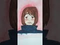 This drawing took 2 hours...Drawing Shoko Ieiri #shorts #fyp #jujutsukaisen #animeart #shokoieiri