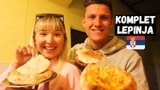 We Tried KOMPLET LEPINJA in UŽICE, Serbia! Traditional Serbian MOUNTAIN Food!