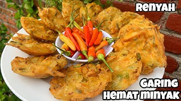 Anda selalu gagal bikin bakwan sayur renyah? Anda wajib tonton sekarang!Garing,crispy,tdk berminyak