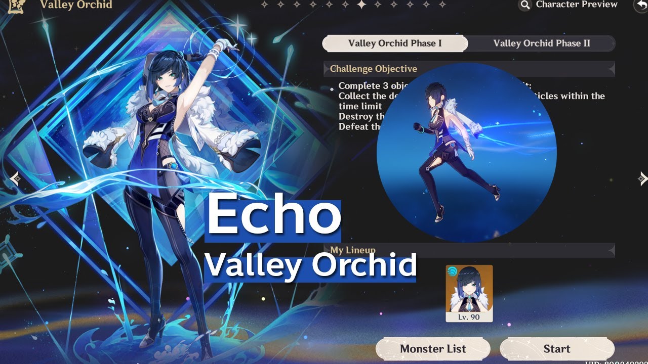 C0R0 Yelan Echo: Valley Orchid - Genshin Impact