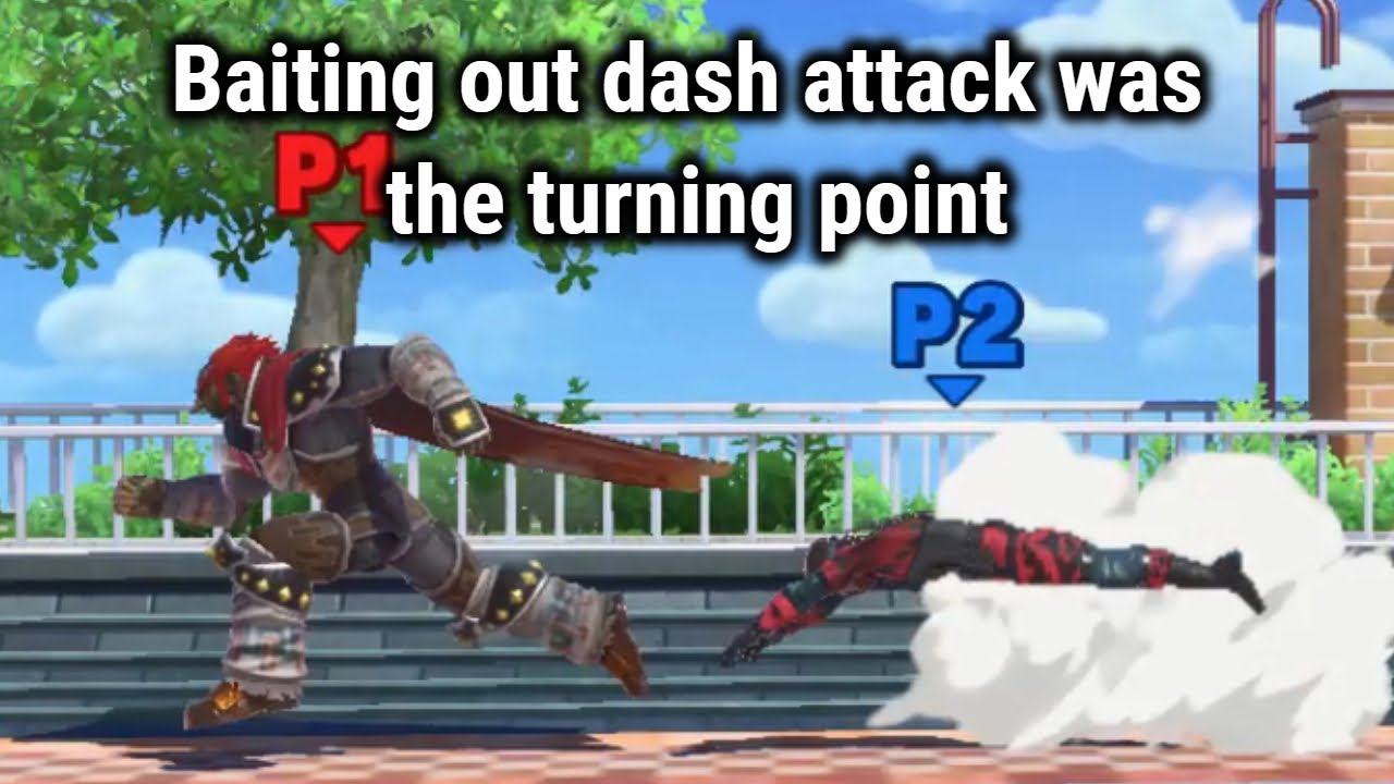 Baiting out dash attack was the turning point - YouTube