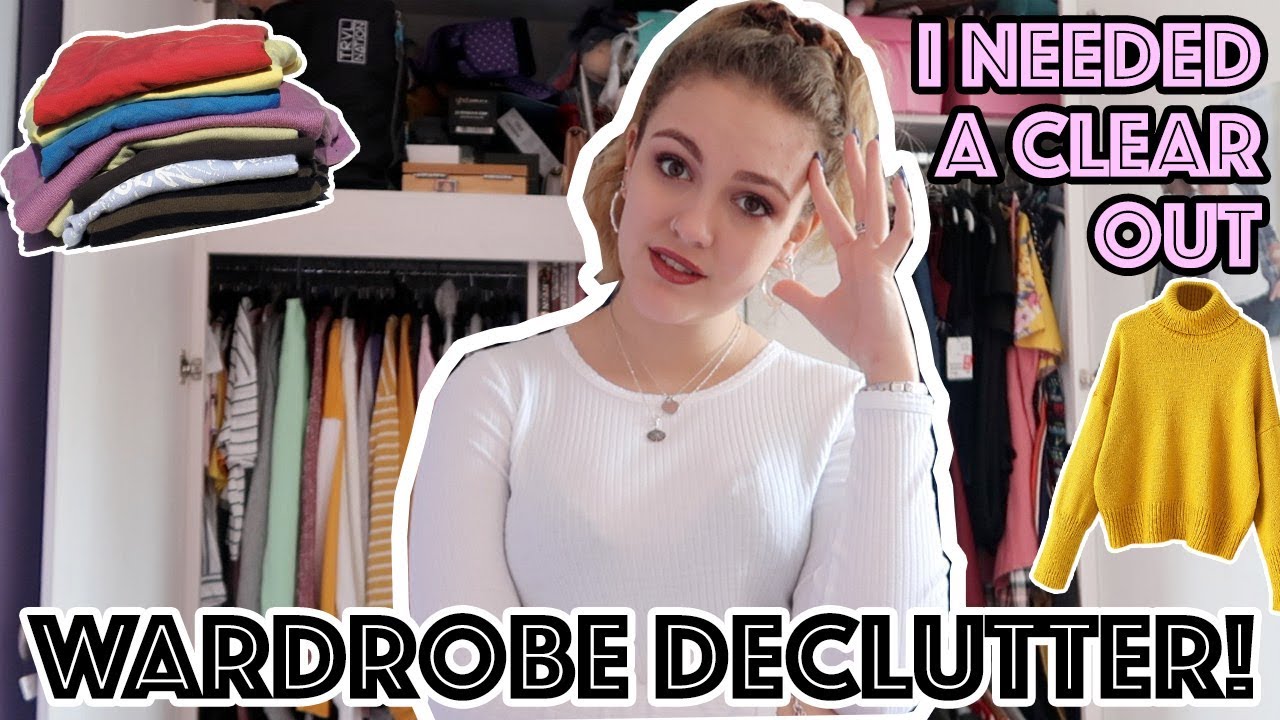 HUGE WARDROBE DECLUTTER!! *I actually have a problem lol*