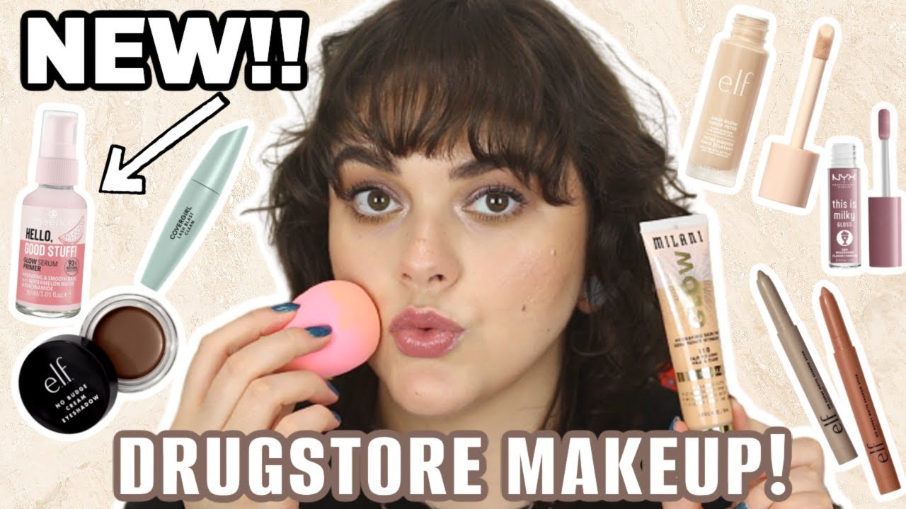 NEW Drugstore Makeup Haul and Try on! YouTube
